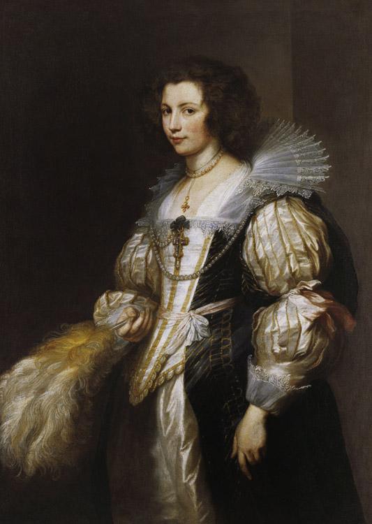 Anthony Van Dyck Portrait of Maria Louisa de Tassis (mk08) oil painting image